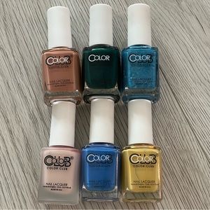 Color Club Nail Polish Bundle- Set of 6